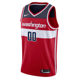 Men's Fanatics Branded Red Washington Wizards Fast Break Custom Replica Jersey  Icon Edition Red