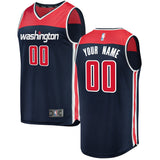 Youth Fanatics Branded Navy Washington Wizards Fast Break Replica Custom Jersey – Statement Edition Navy