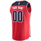 Men's Nike Red Washington Wizards Swingman Custom Jersey  Icon Edition Red