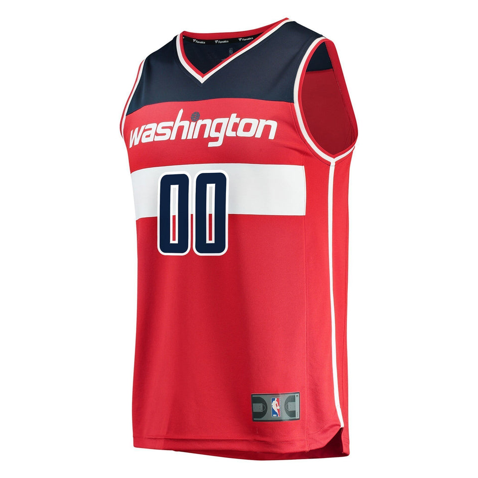 Youth Fanatics Branded Red Washington Wizards Fast Break Custom Replica Jersey  Icon Edition Red