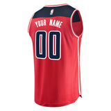 Youth Fanatics Branded Red Washington Wizards Fast Break Custom Replica Jersey  Icon Edition Red
