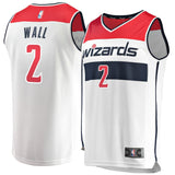 Men's Fanatics Branded John Wall White Washington Wizards Fast Break Jersey  Association Edition White