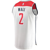 Men's Fanatics Branded John Wall White Washington Wizards Fast Break Jersey  Association Edition White
