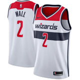 Men's Nike John Wall White Washington Wizards Swingman Jersey  Association Edition White