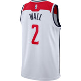 Men's Nike John Wall White Washington Wizards Swingman Jersey  Association Edition White