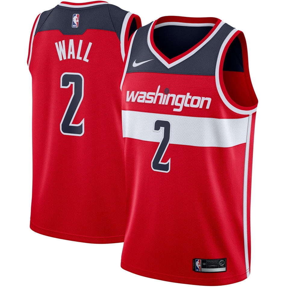 Men's Nike John Wall Red Washington Wizards Swingman Jersey  Icon Edition  Red