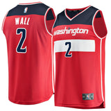 Men's Fanatics Branded John Wall Red Washington Wizards Fast Break Replica Jersey  Icon Edition  Red