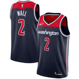 Men's Nike John Wall Navy Washington Wizards Swingman Jersey  Statement Edition Navy