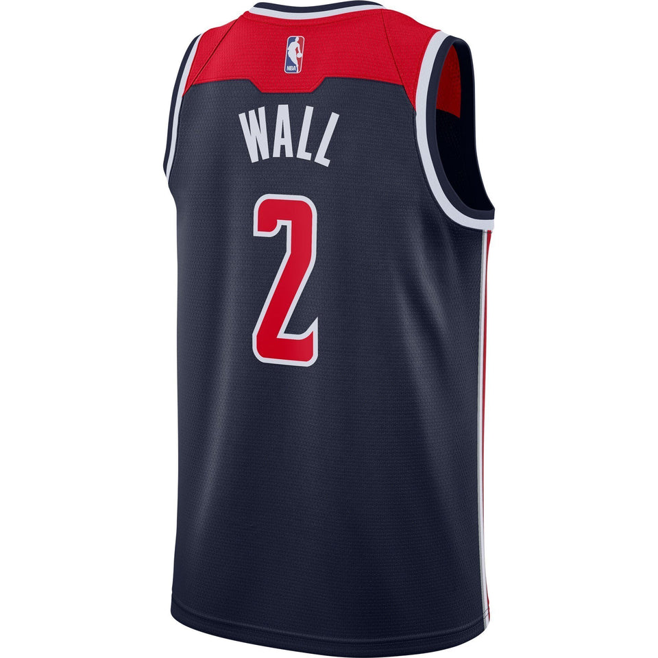 Men's Nike John Wall Navy Washington Wizards Swingman Jersey  Statement Edition Navy