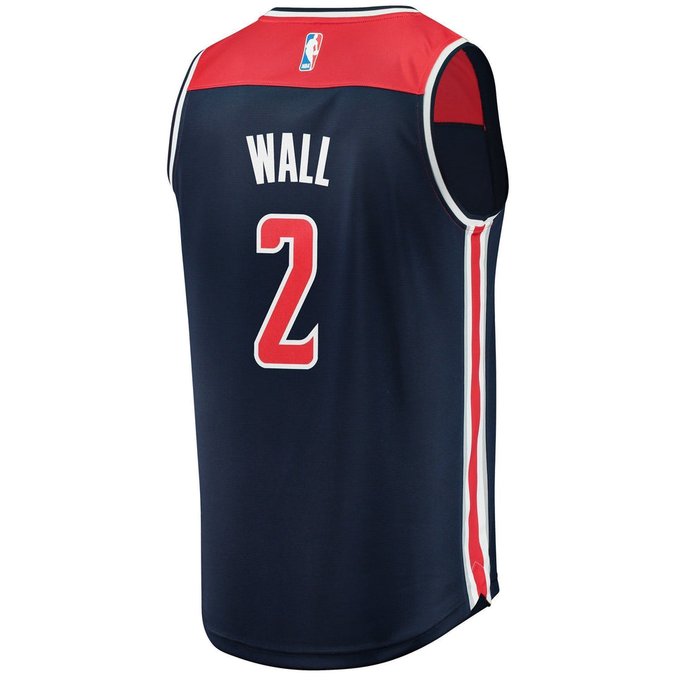 Youth Fanatics Branded John Wall Navy Washington Wizards Fast Break Replica Jersey  Statement EditionNavy