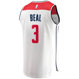 Men's Fanatics Branded Bradley Beal White Washington Wizards Fast Break Replica Jersey  Association Edition  White