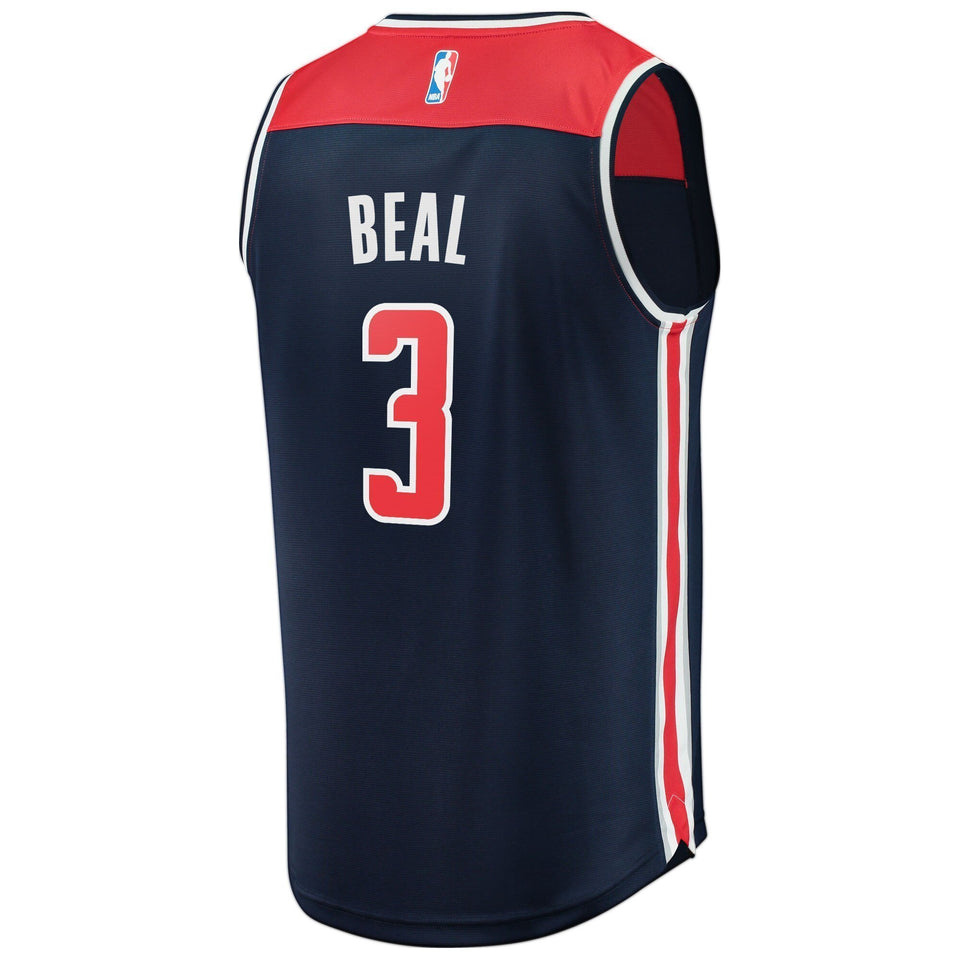 Men's Fanatics Branded Bradley Beal Navy Washington Wizards Fast Break Replica Jersey  Statement Edition Navy