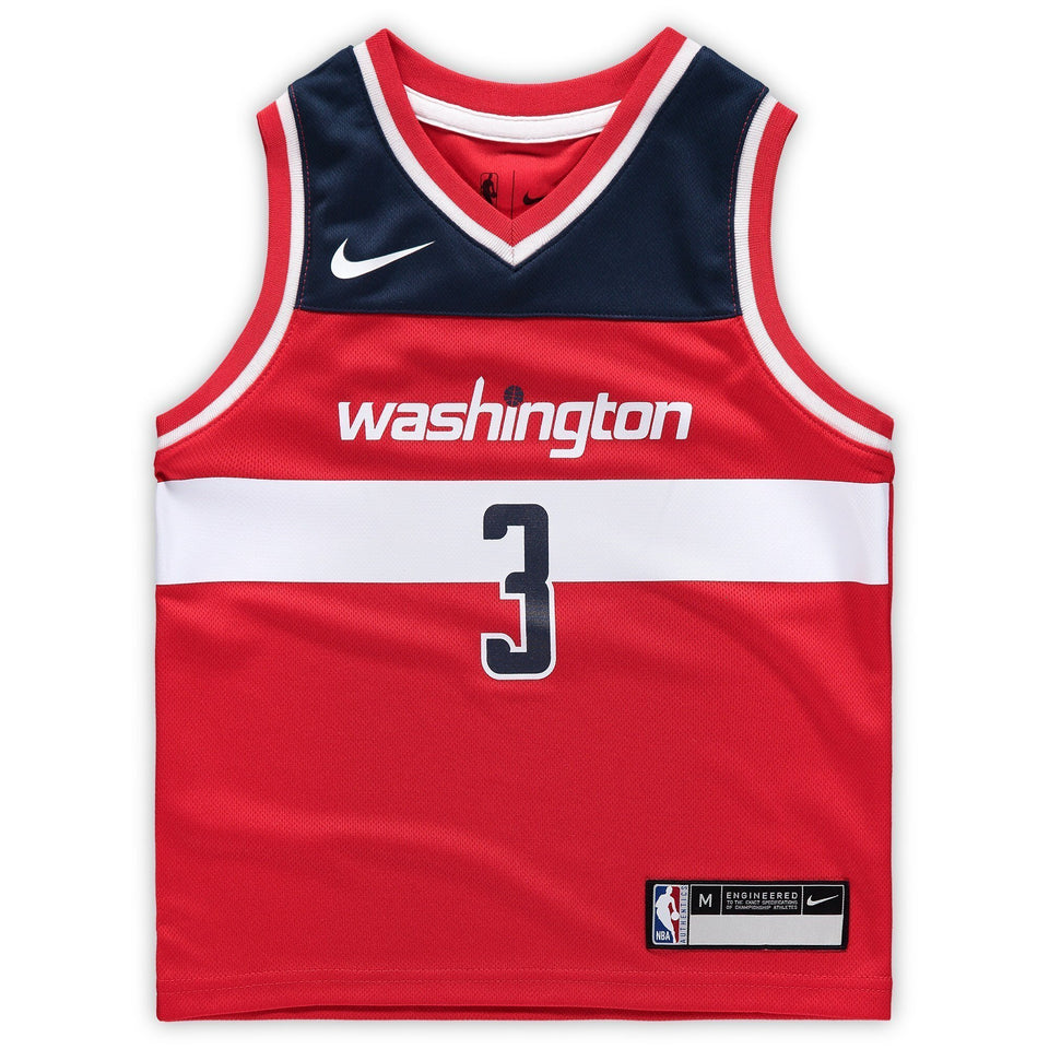 Preschool Nike Bradley Beal Red Washington Wizards Replica Jersey  Icon Edition Red