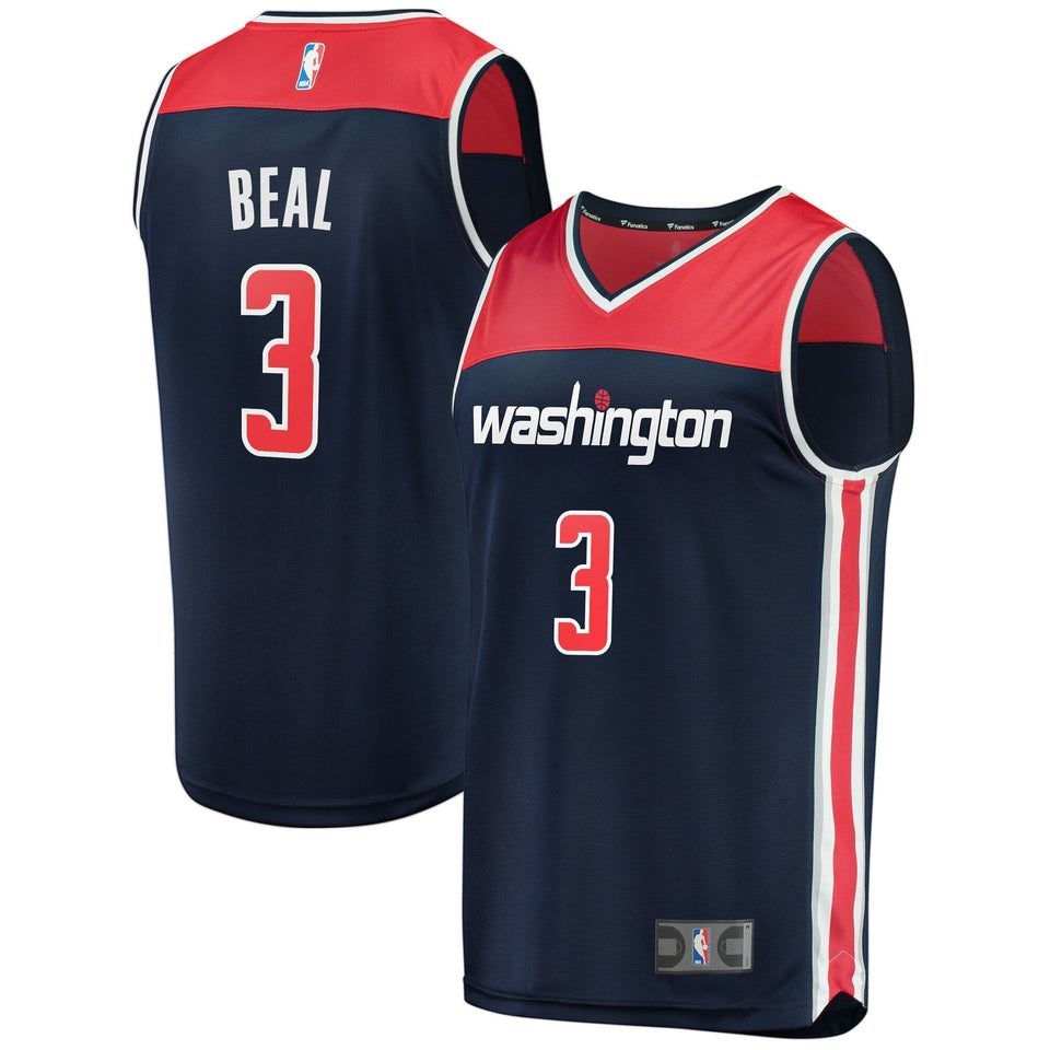 Youth Fanatics Branded Bradley Beal Navy Washington Wizards Fast Break Replica Jersey  Statement Edition Navy