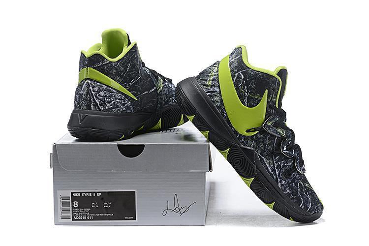 Nike Kyrie 5 Camoplage Green Men Basketball Shoes Sale Size US 7,8,8.5,9.5,10,11,12