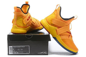 Nike Lebron Soldier XII 12 SFG EP Orange Yellow Men Shoes Sale Size US7,8,8.5,9,10,11,12