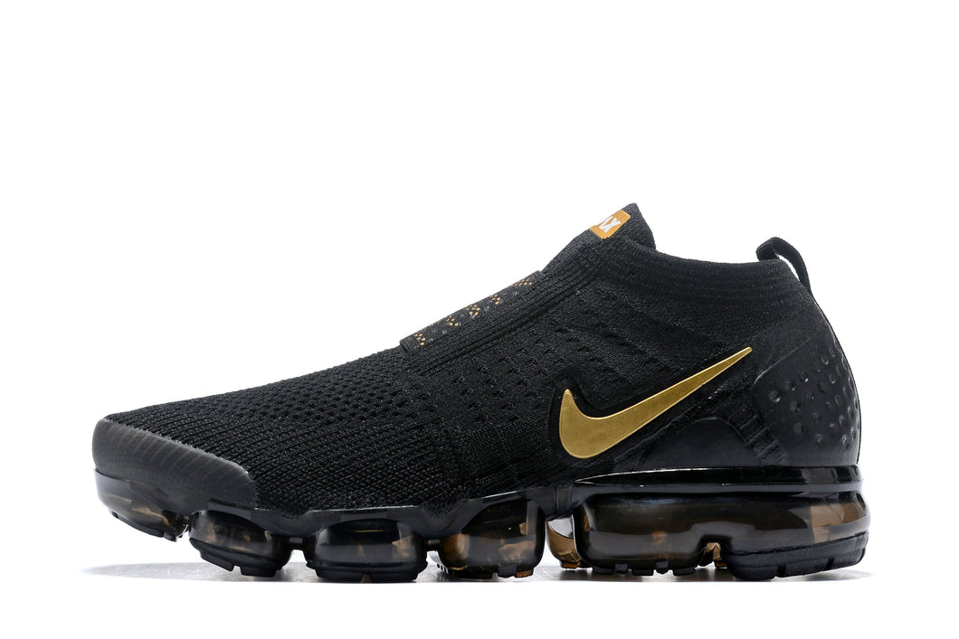 Nike Air Vapormax Moc 2 Black Gold Shoes Sneakers Men Sale Size US 7, 8, 8.5, 9, 10, 11