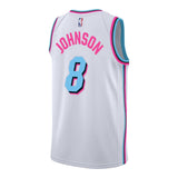 Tyler Johnson Nike Miami Heat Youth Vice Uniform City Edition Swingman Jersey White