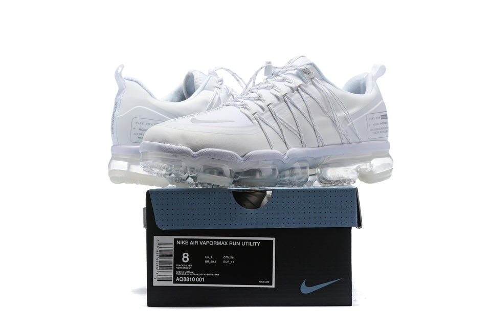 Nike Air Vapormax Run Utility White Shoes Sneakers Men Sale Size US 7, 8, 8.5, 9, 10, 11