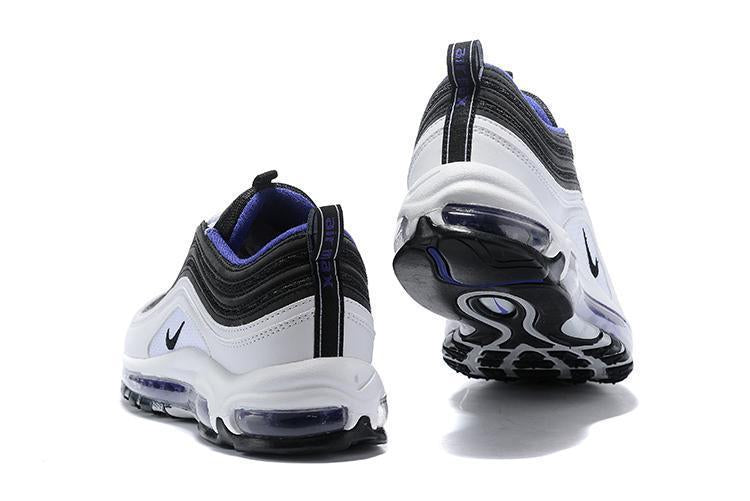Nike Air Max 97 Black White Blue Shoes Sale Size US 7, 8, 8.5, 9, 10, 11