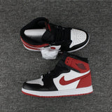 Nike Air Jordan 1 High Retro OF 6 Ring Whie Black Red Shoes Basketball Men