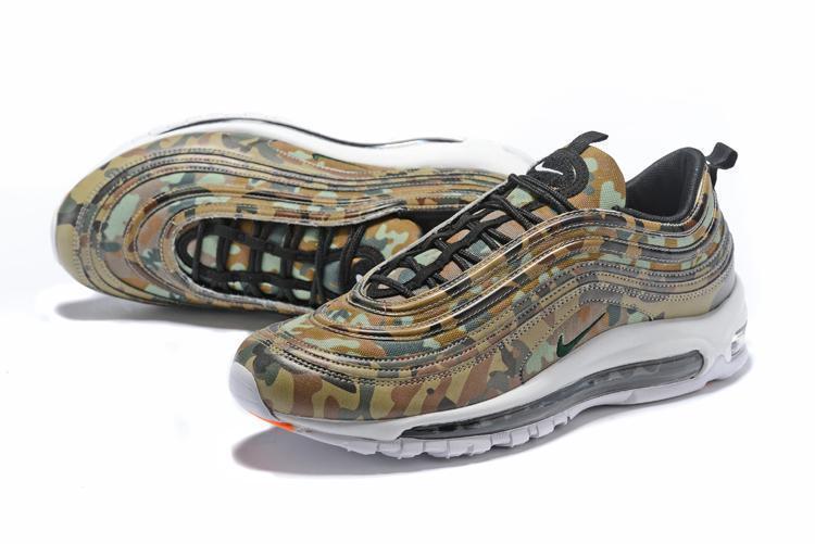 Nike Air Max 97 Camouplage Coffe Green Shoes Sale Size US 7, 8, 8.5, 9, 10, 11