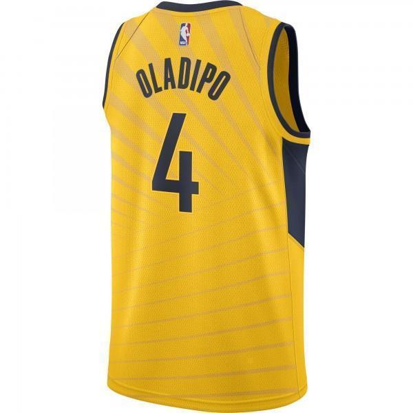 Oladipo Indiana Pacers Statement Swingman Jersey  Gold