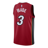Dwyane Wade Nike Miami Heat Statement Red Swingman Jersey  Red