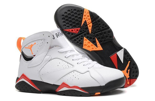 Nike Air Jordan 7 White Black Shoes Basketball Men