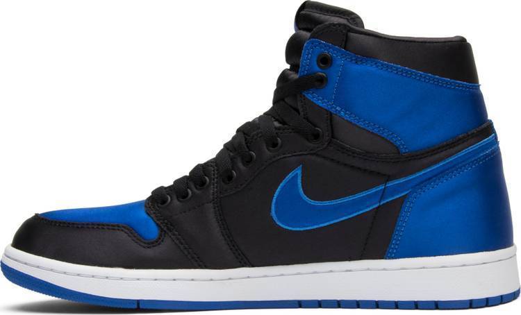 Nike Air Jordan 1 High OG SE 'Satin Royal' Black Blue Shoes Basketball Men Sale