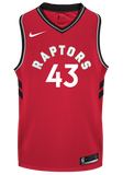 Raptors Adult Swingman Icon Jersey  Siakam  Red