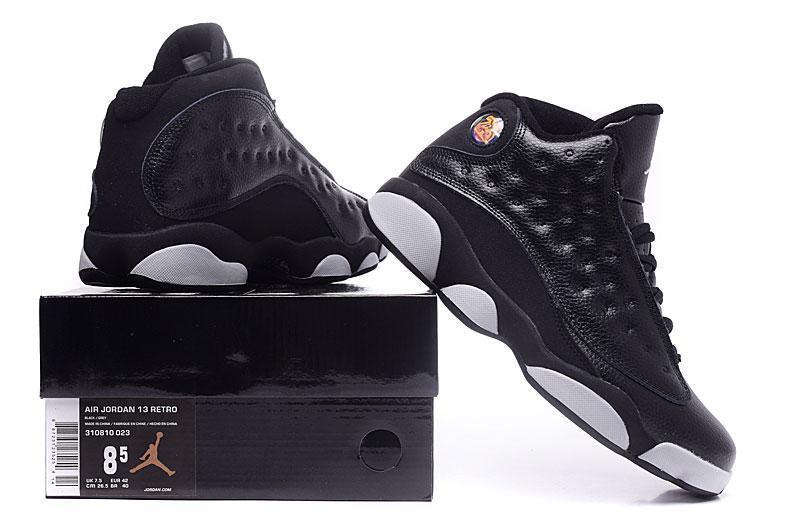 Nike Air Jordan Men 13 Retro Black Hyper White Basketball Men