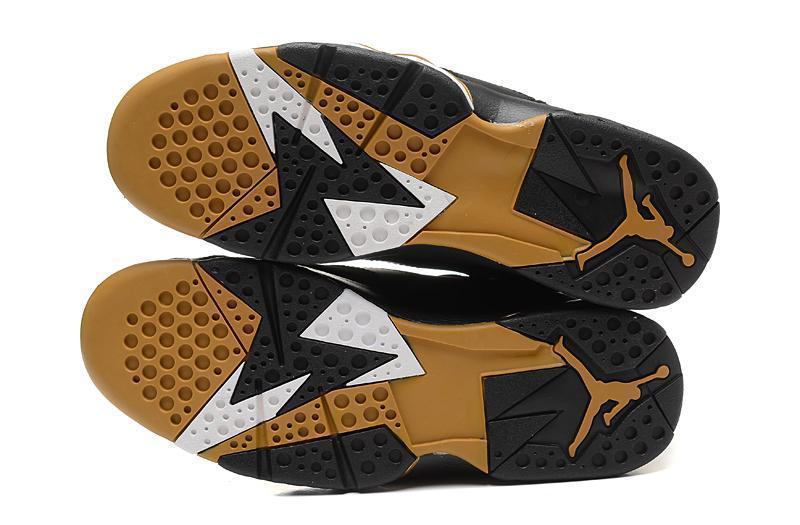 Nike Air Jordan 7 Black Gold Shoes Basketball Men