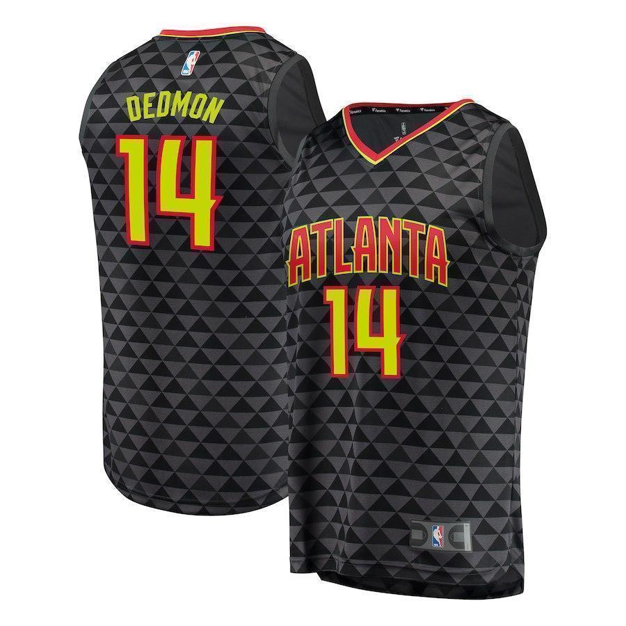 Dewayne Dedmon Atlanta Hawks Jersey  Icon Edition  Black