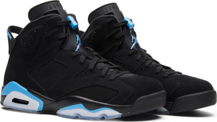 Nike Air Jordan 6 Retro Black University Black Shoes Sale