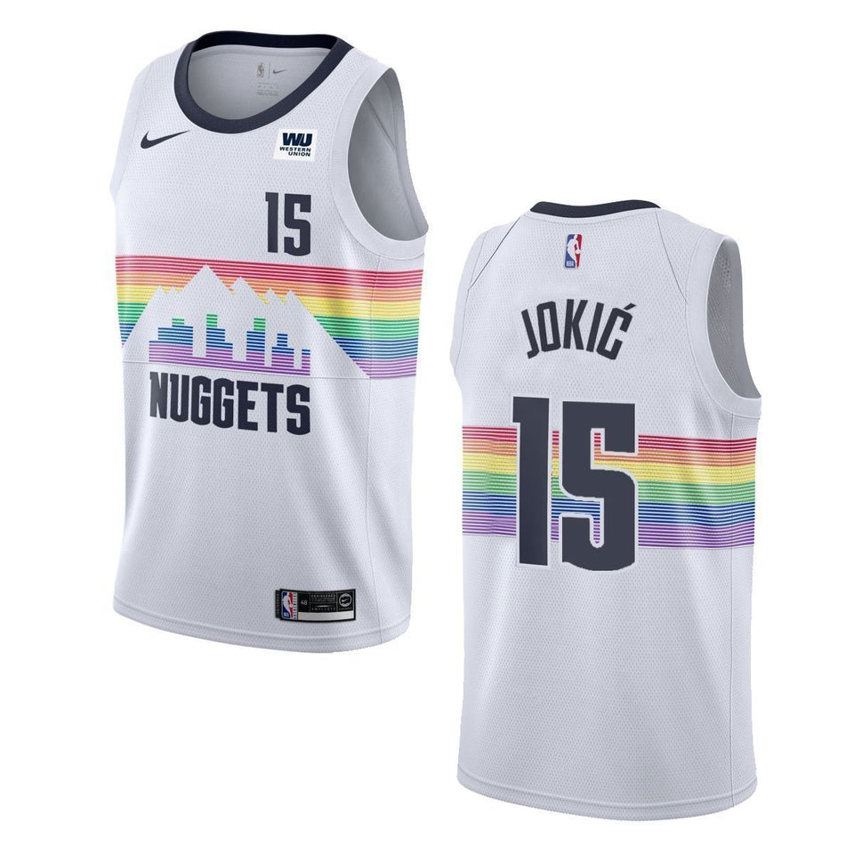 Nikola Jokic Denver Nuggets Edition Swingman Jersey  White