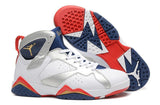 Nike Air Jordan 7 Retro White Navy Red Shoes Basketball Men