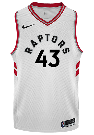 Raptors Men's Swingman Association Jersey  Siakam  White