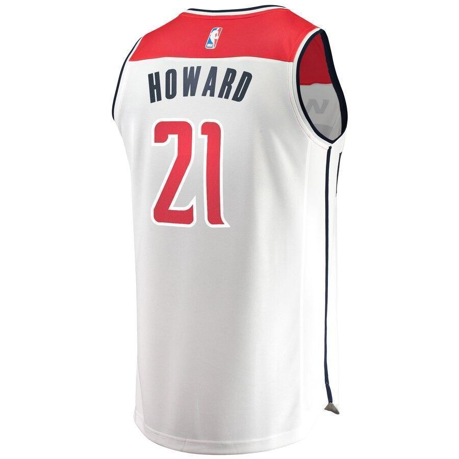 Men's Fanatics Branded Dwight Howard White Washington Wizards Fast Break Jersey  Association Edition  White