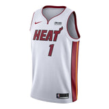 Chris Bosh Nike Miami Heat Association White Swingman Jersey  White