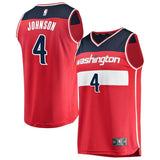 Men's Fanatics Branded Wesley Johnson Red Washington Wizards Fast Break Replica Jersey – Icon Edition  Red