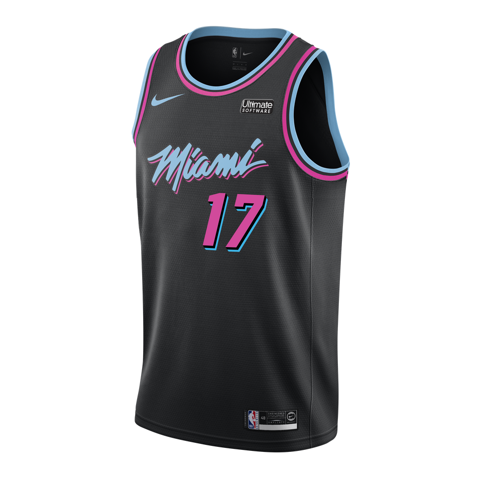 Rodney Mcgruder Nike Miami Heat Vice Nights Swingman Jersey Black