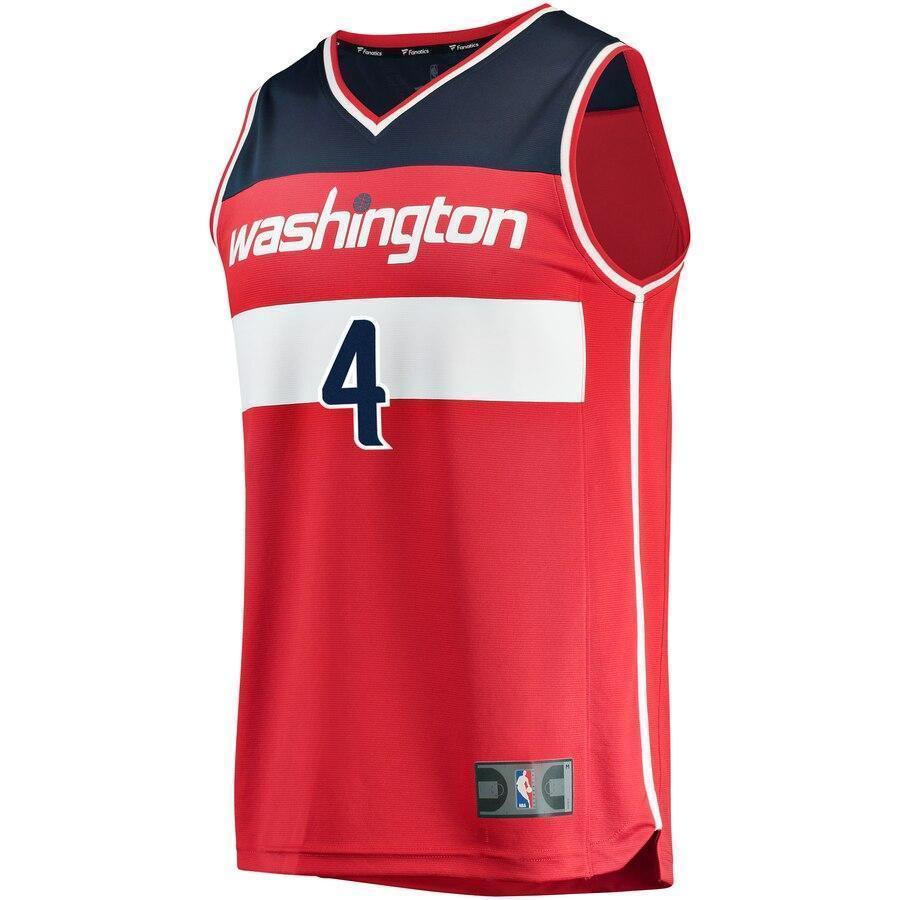 Men's Fanatics Branded Wesley Johnson Red Washington Wizards Fast Break Replica Jersey – Icon Edition  Red
