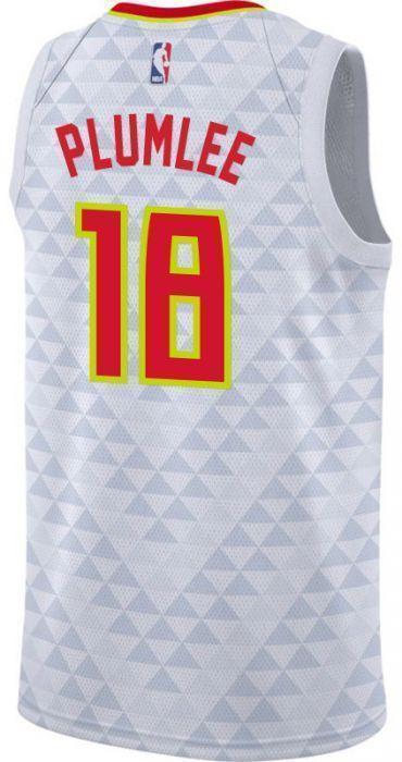Plumlee Atlanta Hawks  Association Edition  White