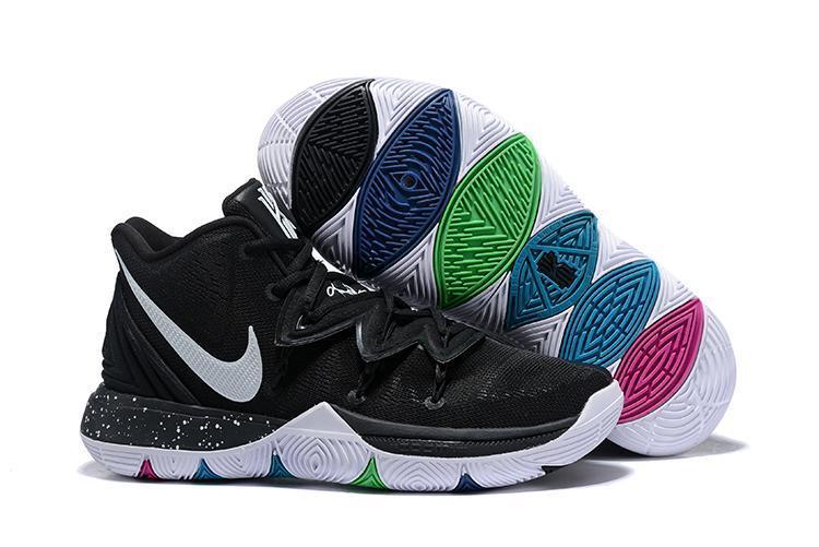 Nike Kyrie 5 Black White Men Basketball Shoes Sale Size US 7,8,8.5,9.5,10,11,12