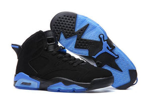 Nike Air Jordan 6 Retro Black Blue Men Shoes Sale