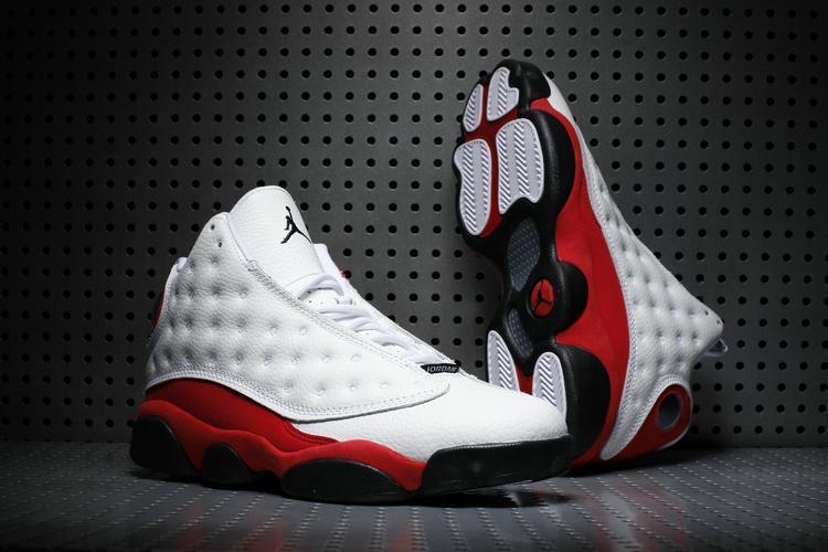 Nike Air Jordan Men 13 Chicago White/Black/Red Basketball Men