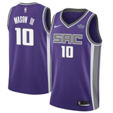 Men's Nike Frank Mason III Purple Sacramento Kings Swingman Sponsor Patch Jersey  Icon Edition