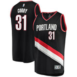 Seth Curry Portland Trail Blazers Fast Break Replica Jersey – Icon Edition  Black