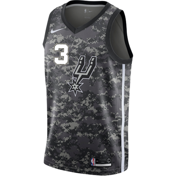 Paul San Antonio Spurs Men's Nike  City Edition Swingman Personalized Jersey  Navy